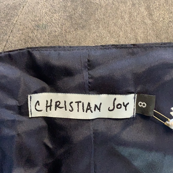 Navy blue mini dress size 6 - Picture 6 of 6